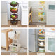 Kitchen shelf floor multi-layer fruit and vegetable shelf supplies vegetable basket storage vegetable basket storage artifact household Daquan Kitchen shelf floor multi-layer fruit and vegetable shelf supplies vegetable basket storage vegetable basket storage artifact household Daquan