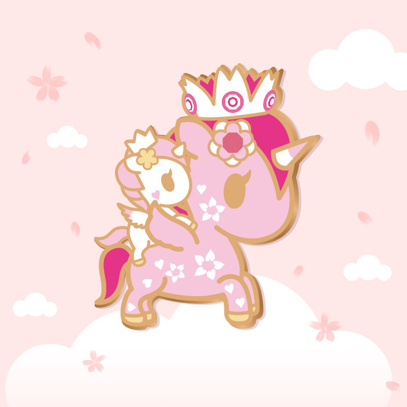 保真tokidoki淘奇多奇樱花独角兽徽章盲盒潮玩女生潮玩盲盒