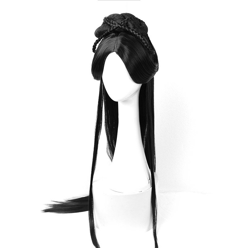 假发汉服古装古风女全头套魏晋宋明cos古代日常整顶假发