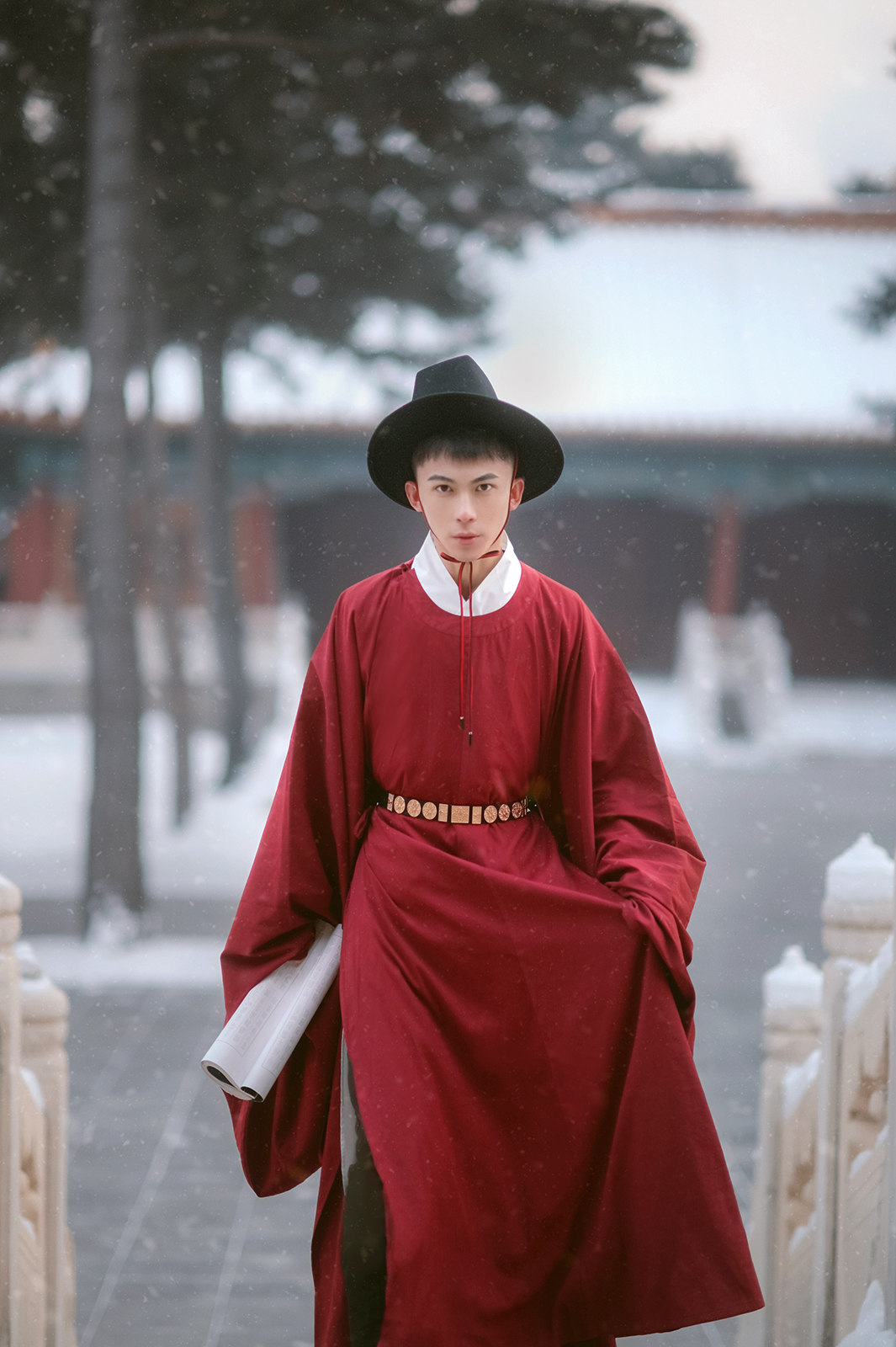 汉服明翰男装原创明制圆领袍大放量汉服定制