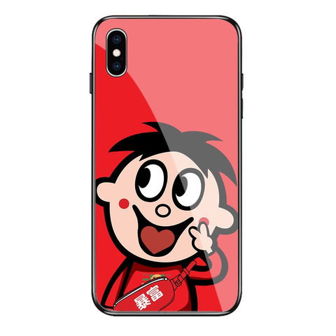 天猫新年红潮牌sup旺仔苹果6手机壳