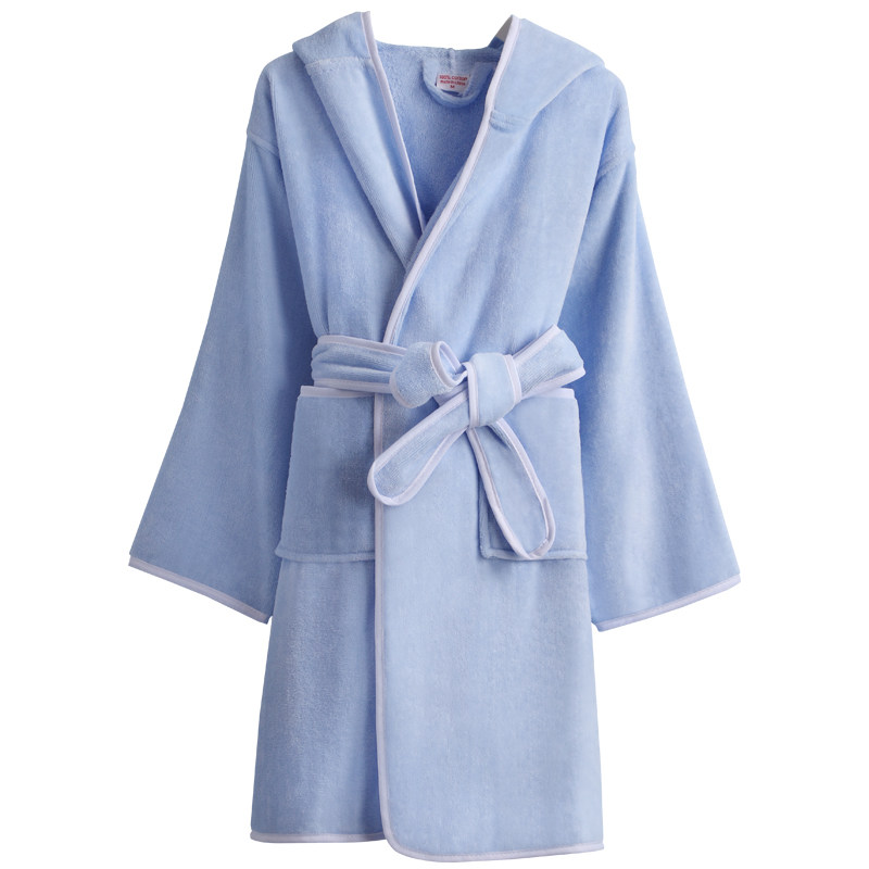 儿童浴袍纯棉毛巾吸水速干男女童洗澡游泳加厚浴裙