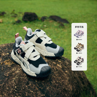 探路者儿童加绒运动鞋2025年新款男女户外减震耐磨防滑徒步鞋童鞋