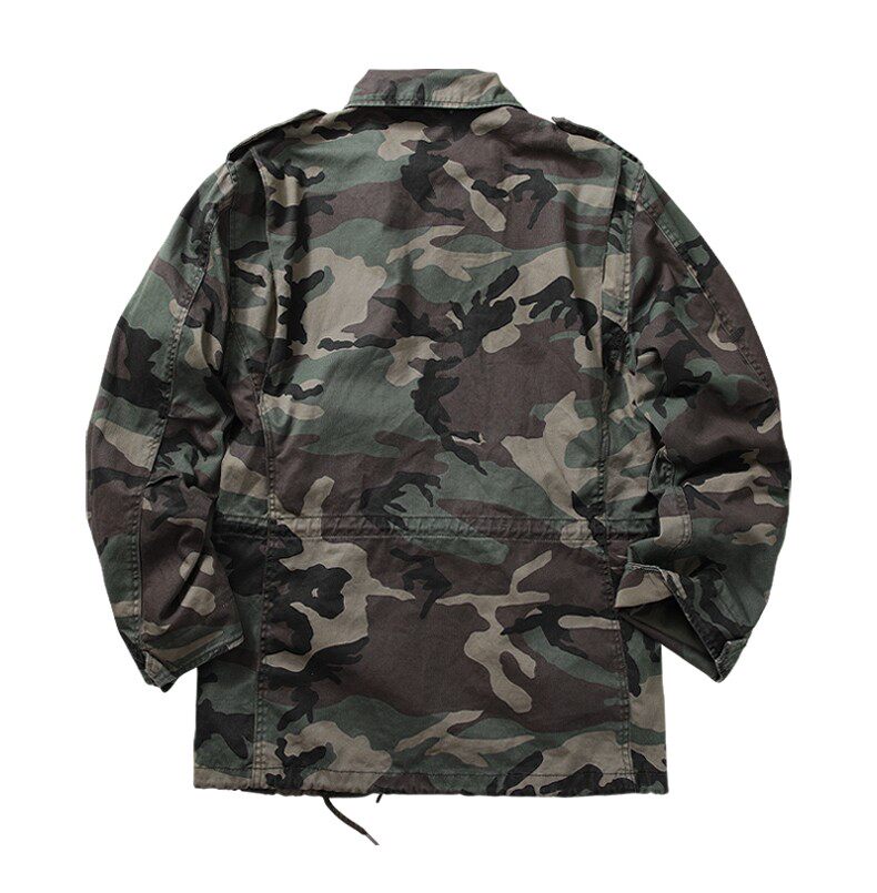 夹克m65甲胄多口口袋工装迷彩外套风衣美式风衣