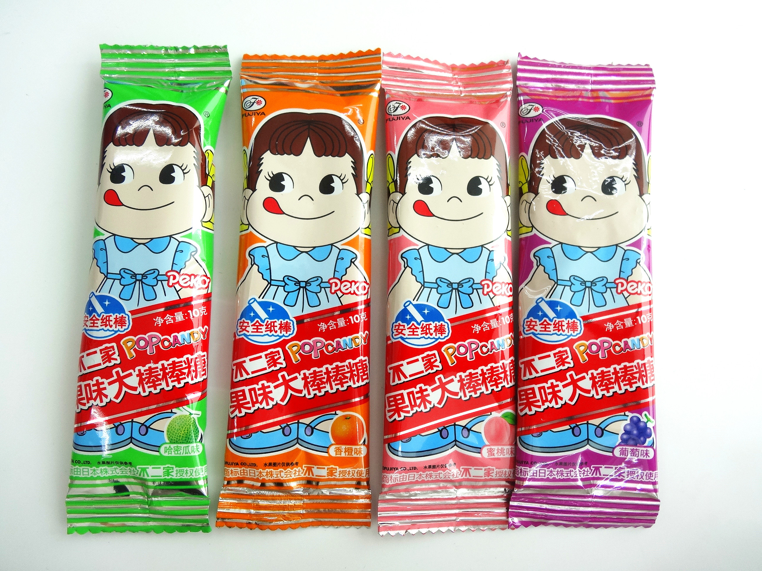 不二家大棒棒糖整箱28支*8盒牛奶水果多口味喜糖幼儿园儿童零食品