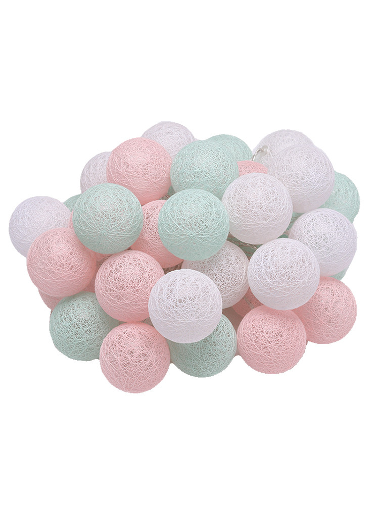 灯饰网红线球女生房间求婚布置彩灯闪灯串灯满天星星少女生装饰灯