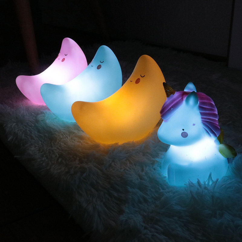 创意夜灯led迷你可爱爱小台灯少女女生房间装饰灯