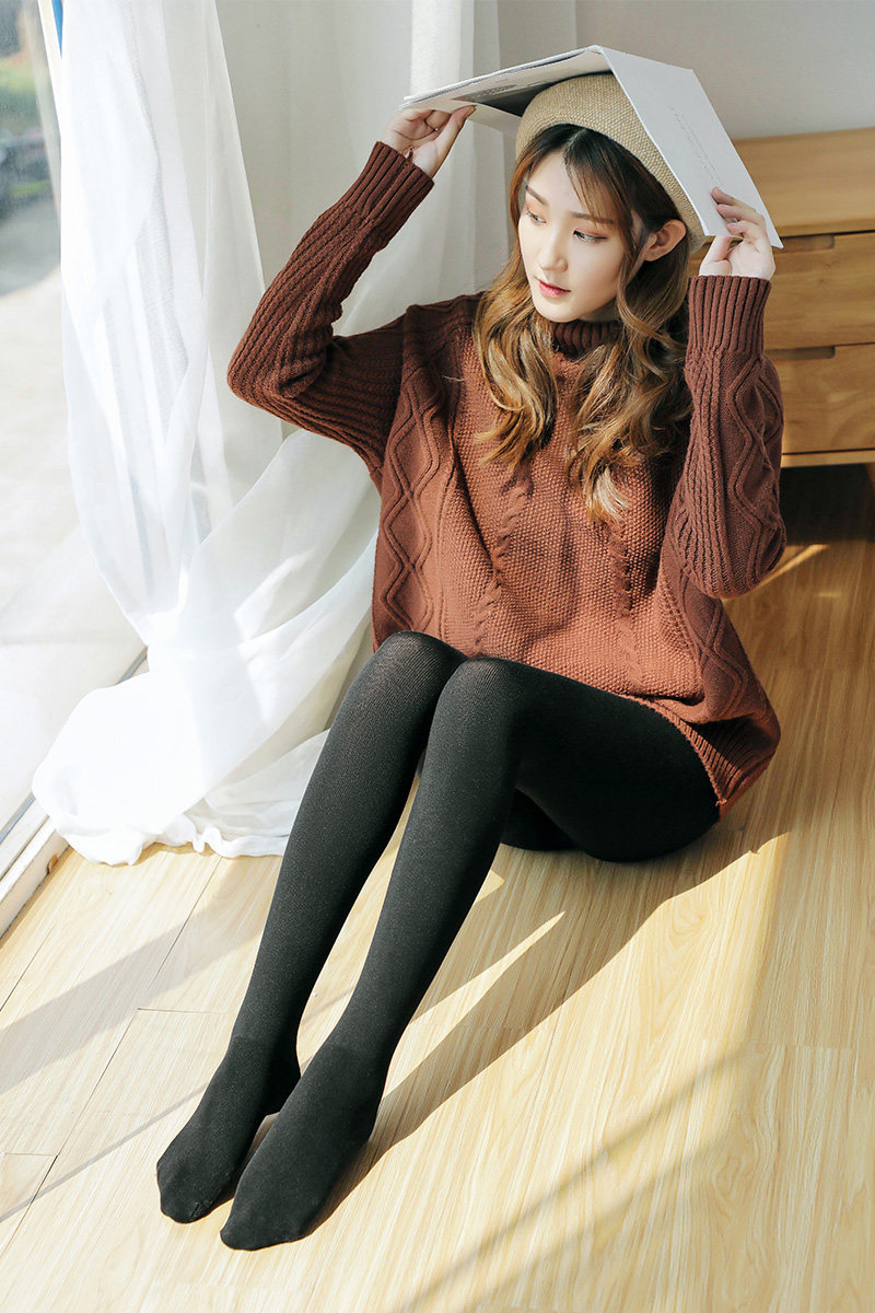 丝袜女春秋薄款黑色打底裤外穿加绒加厚光腿保暖神器肉裸感连裤袜