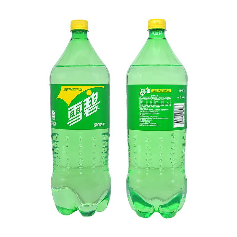 可口可乐雪碧清爽柠檬汽水2l6整箱碳酸饮料大瓶碳酸饮料