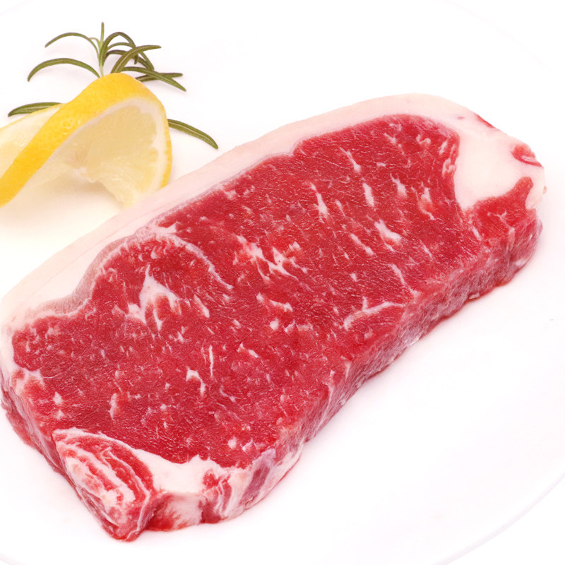 牛扒鲜汇谷饲100天西冷牛排1片160g新鲜整块牛排