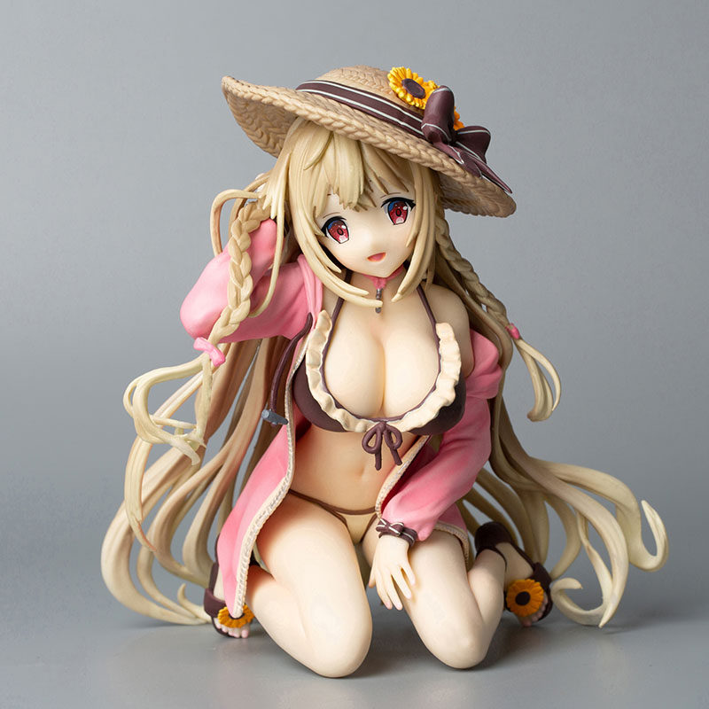 国产漫翔优质前田沙滩泳装二次元动漫美少女手办手办