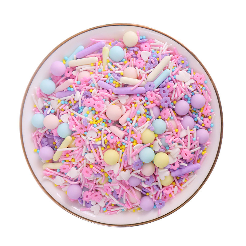 蛋糕装饰糖珠马卡龙莫兰兰迪色系冰淇淋摆件网红其它原料