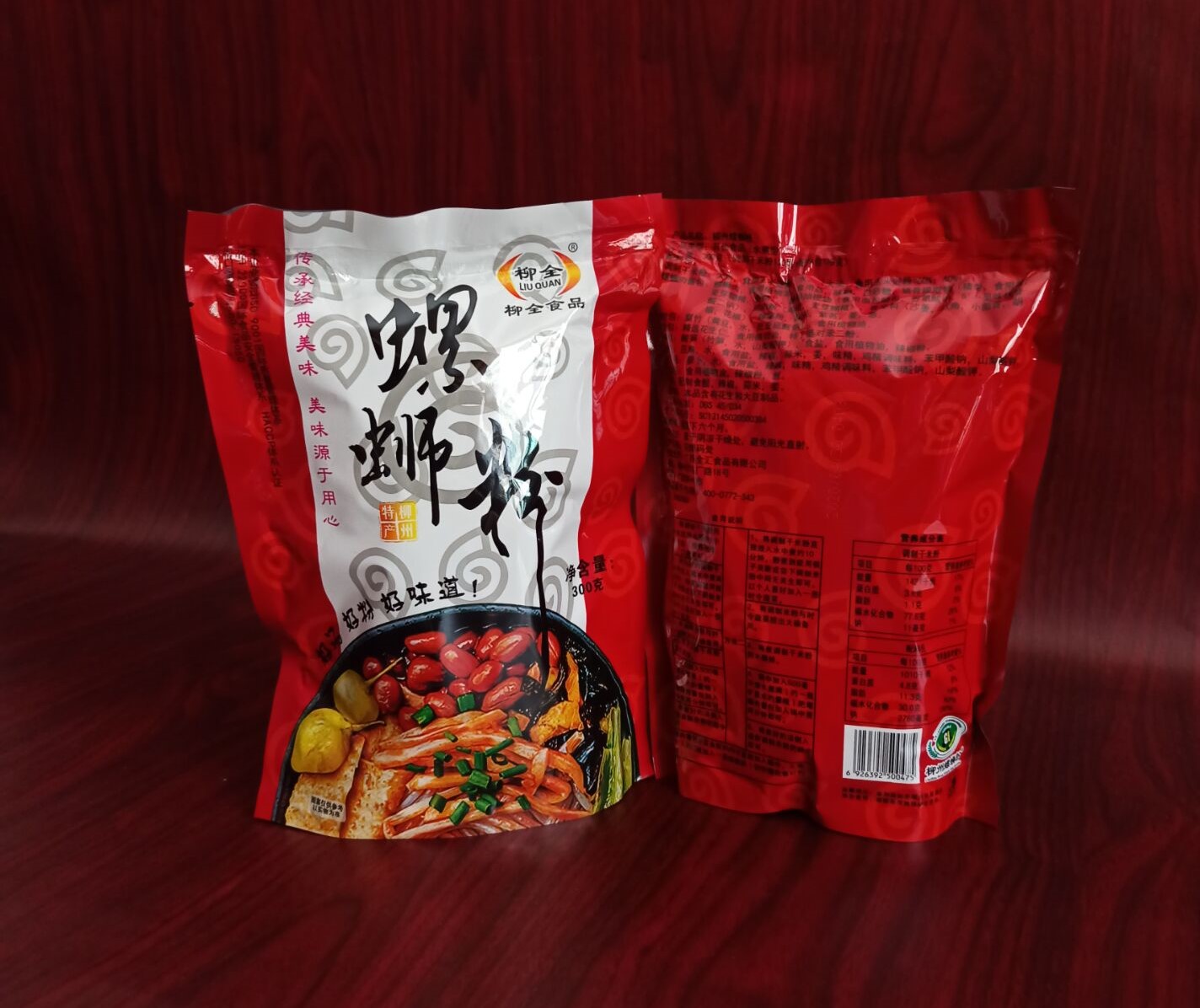 现货广西特产柳全螺蛳粉300g6袋装包邮
