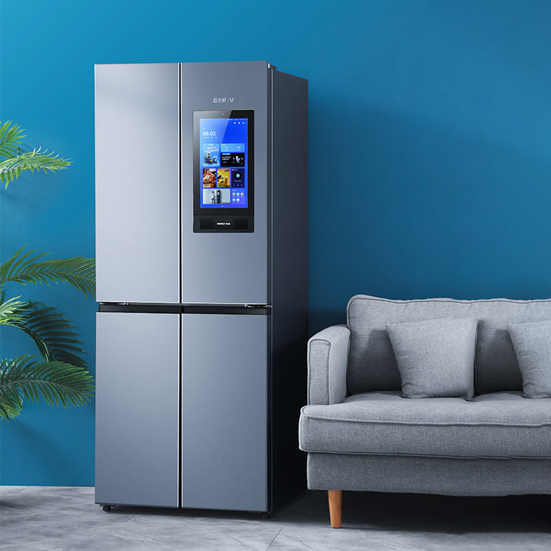 《云米优豆厨房冰箱》云米冰箱408l家用智能升十字四开门满3999元减70