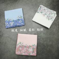 (樱花)女士纯棉手帕全棉擦汗手绢樱花伴手礼生日礼物 (樱花)女士纯棉手帕全棉擦汗手绢樱花伴手礼生日礼物