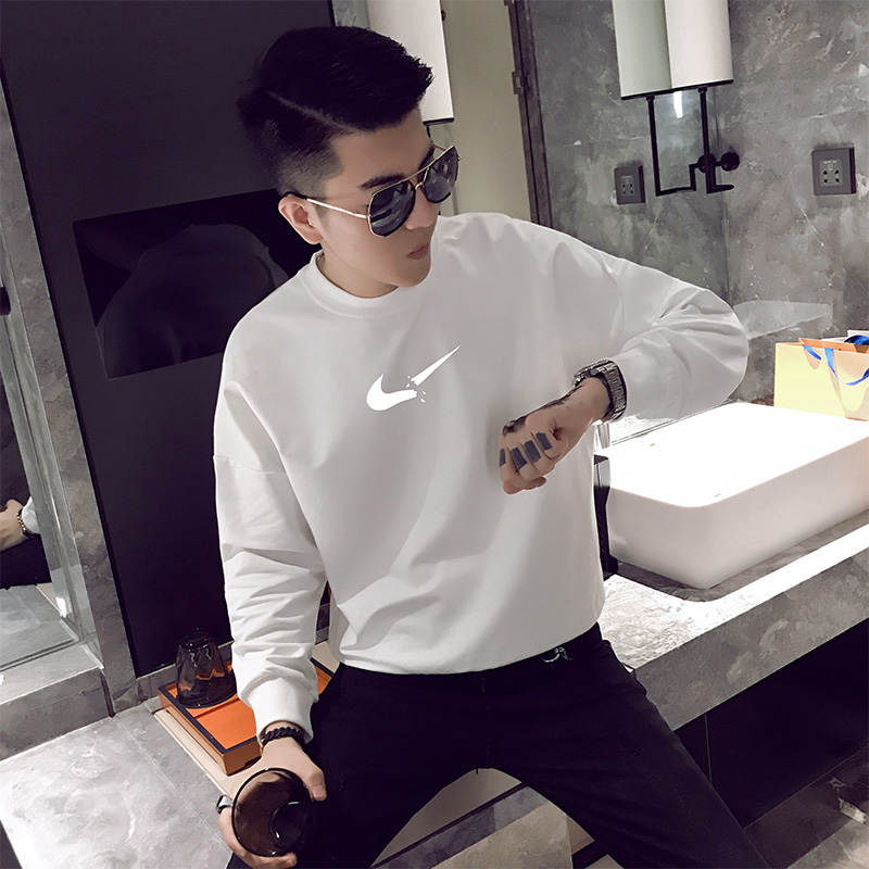 春秋款痞帅男装潮牌ins卫衣男士潮流长袖秋装2022新款上衣服外套