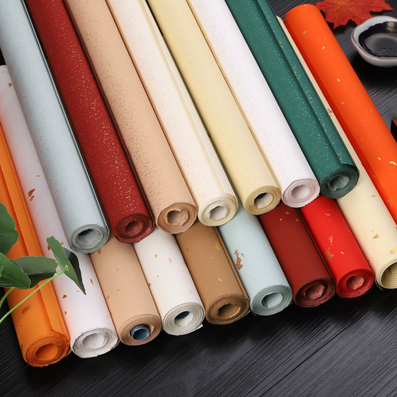 宣纸彩色佛教作品创作小楷行草专用书法毛笔宣纸