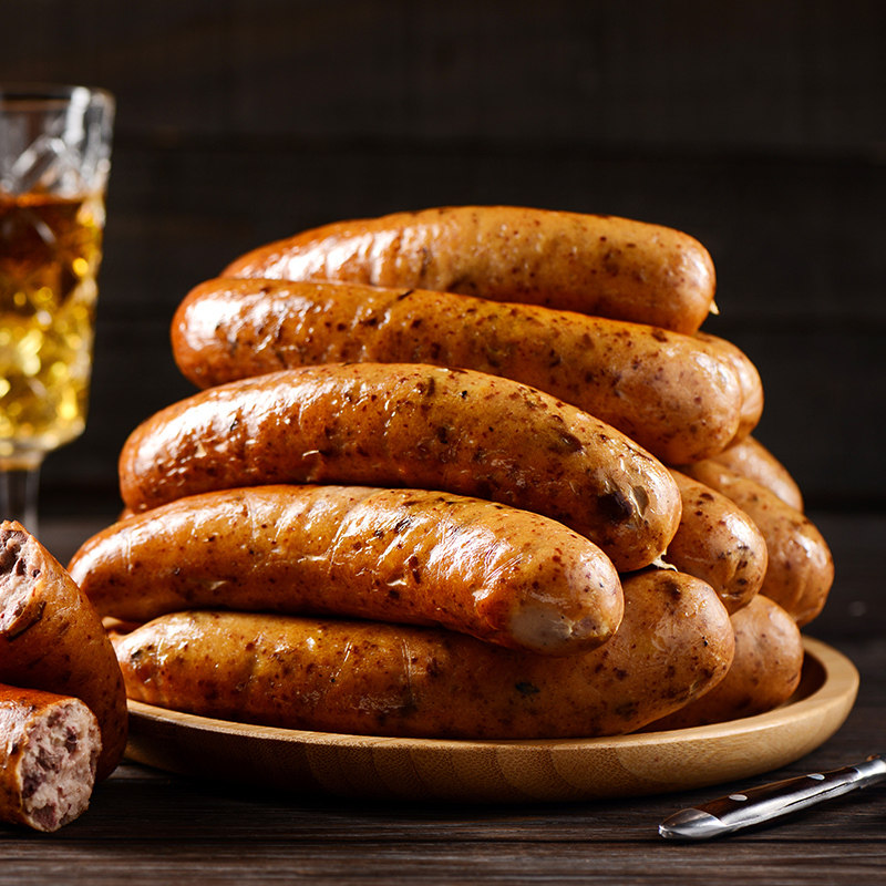 对青熟食鹅肝肠法式鹅肝香肠500g