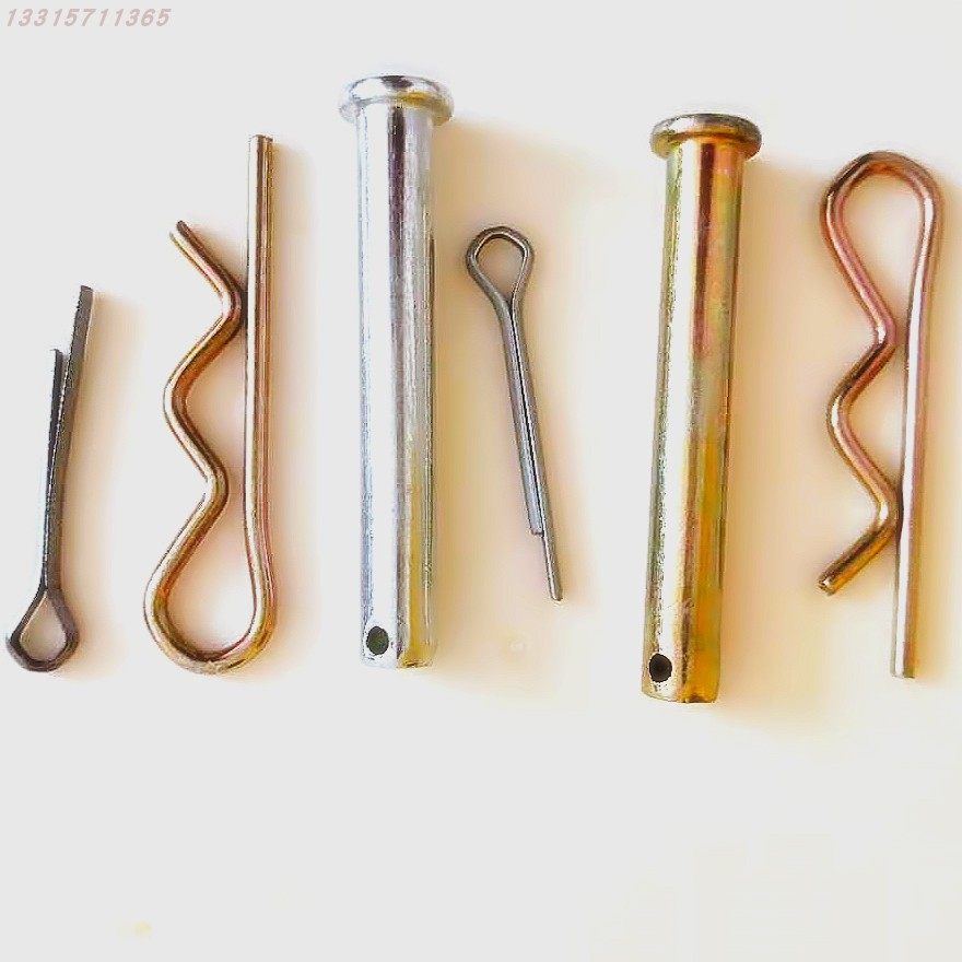 盘扣平头销钉安全立杆销带孔插销固定接棒连接销