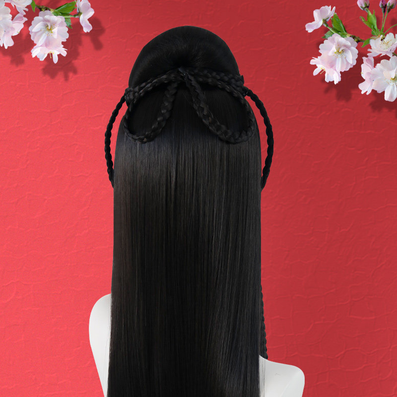 整顶汉服假发百搭古风一体式修脸万用cos古装日常整顶假发