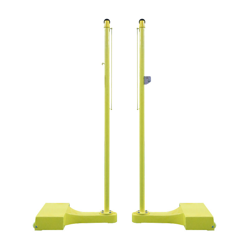 移动式羽毛球网架铸铁底座羽毛球架标准网柱球馆比赛专业羽毛球柱