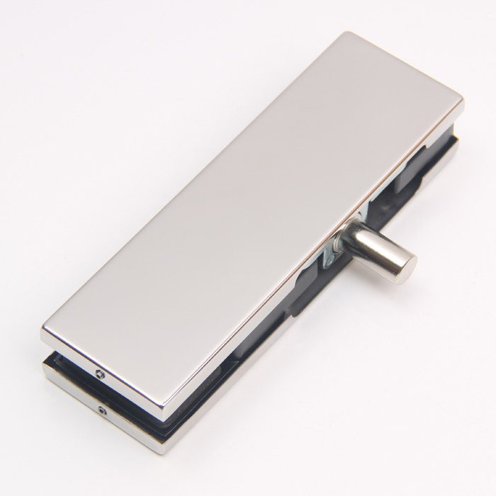 玻璃门配件坚朗不锈钢弹簧门无顶夹门wm04301门夹