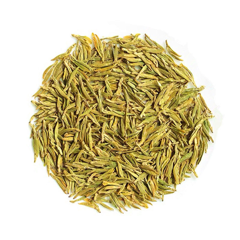 天台特级中黄龙井茶龙井黄金台山1号珍品明前黄茶