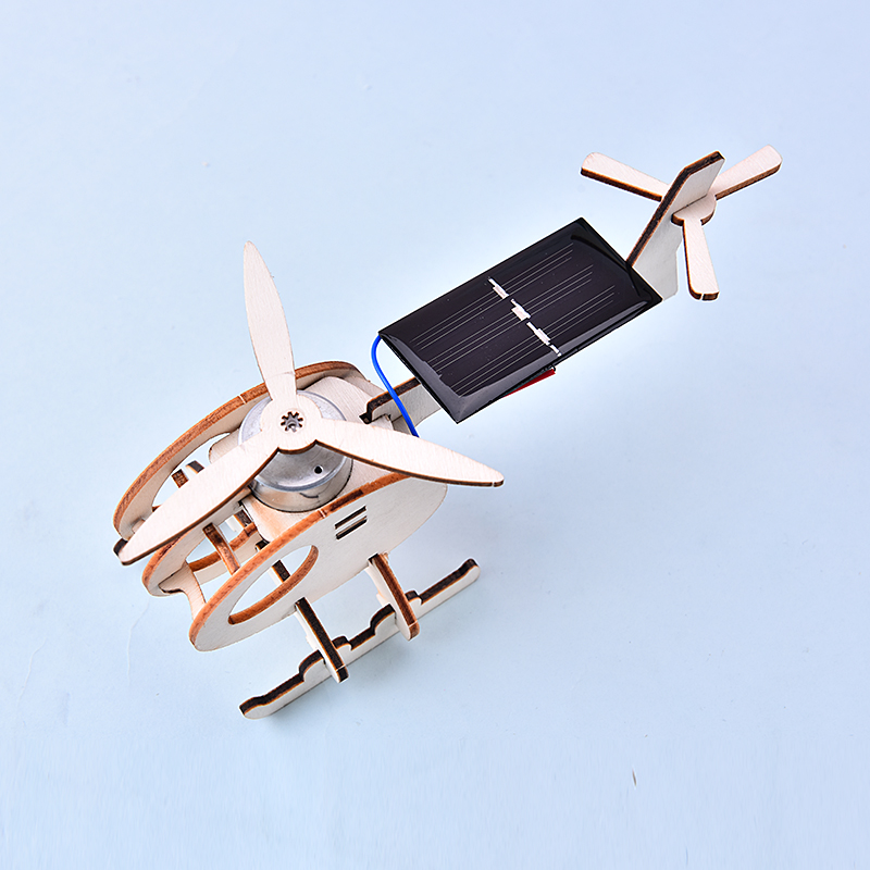 小学生手工作业diy太阳能直升机科技制作小发明趣味科学实验