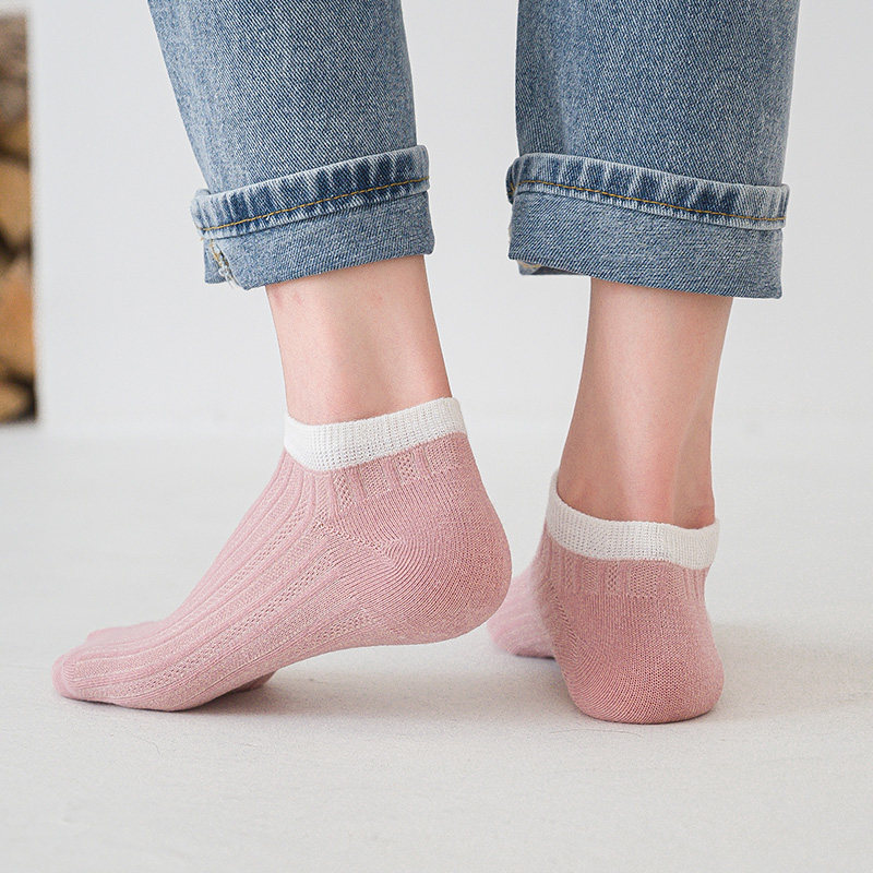 袜子女短袜浅口低帮夏天隐形女士袜子 纯棉薄款可爱百搭ins潮女袜