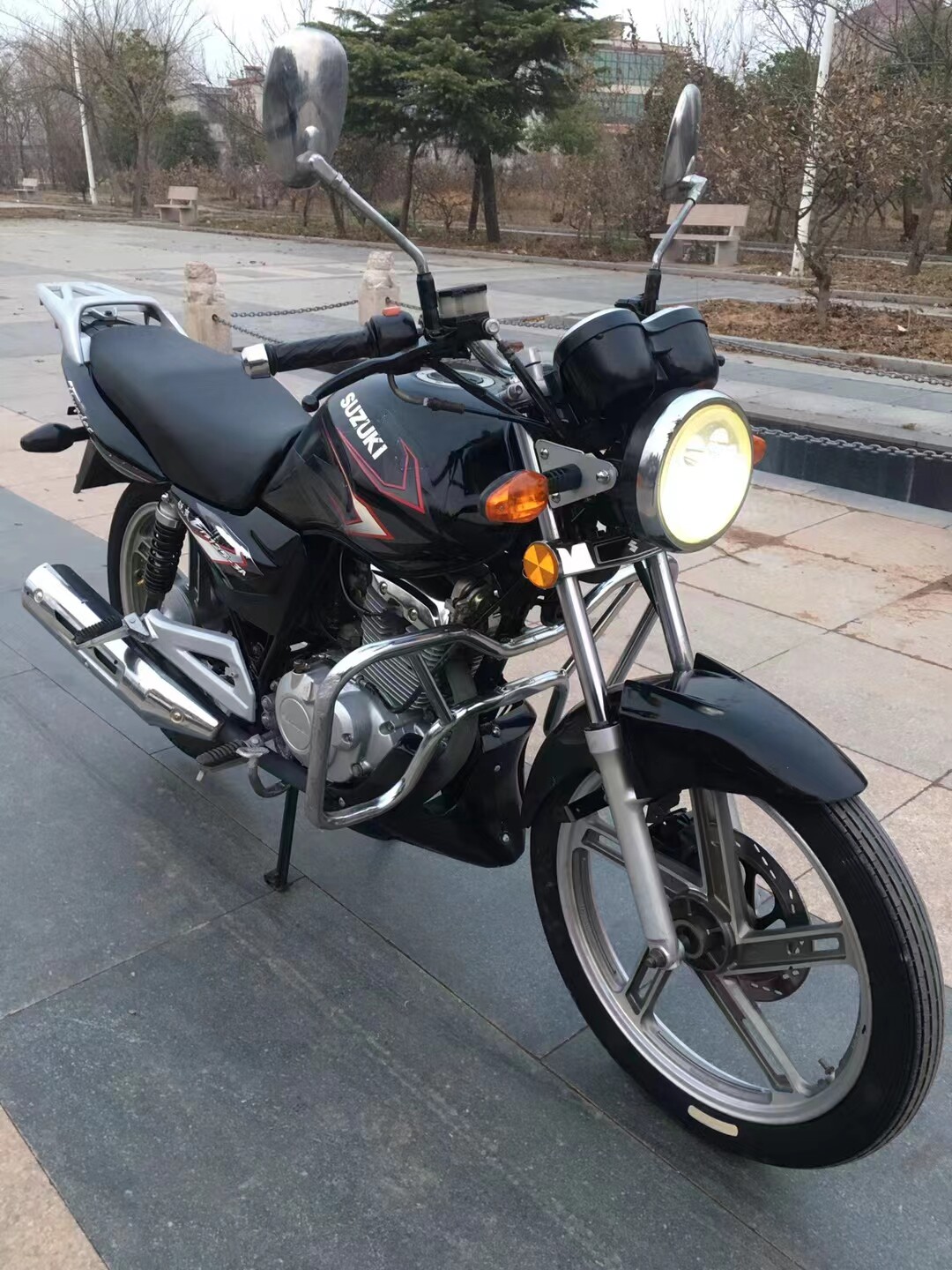 铃木二手锐爽gt125原装正品钻豹en125男士架子车摩托车整车