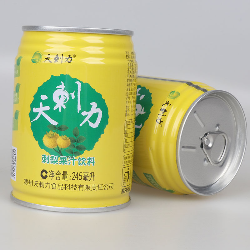 刺梨贵州特产野生汁天刺力饮料245ml12罐盘县果味