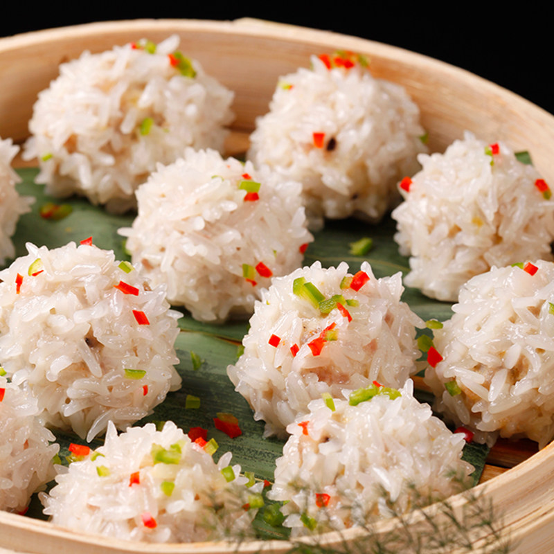 珍珠藕丸12个糯米丸子酒饭饭店餐饮商用半成品肉丸