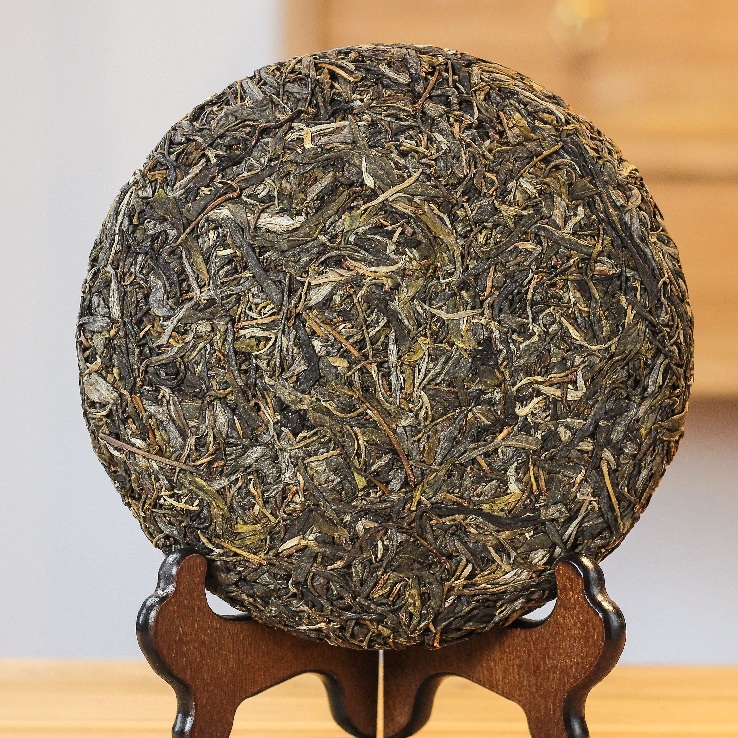 梅子古树2020年临沧永德藤条春茶普洱生357g饼饼普洱