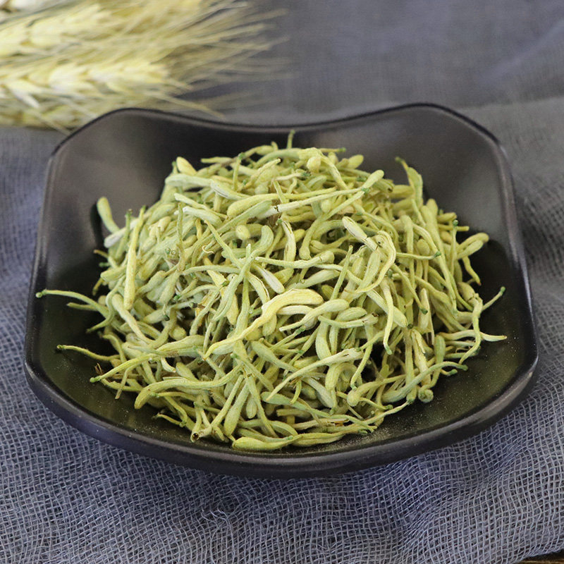 金银花湖南金银花茶50g中药材干可搭无野生芦根金银花