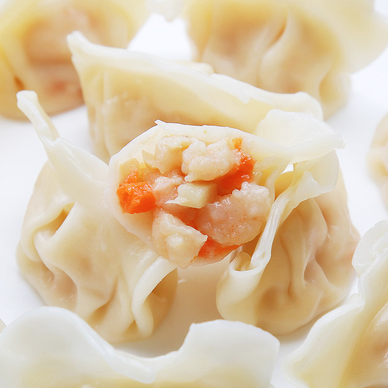 三全私厨超级虾皇饺子一人海鲜虾仁水饺速冻水饺