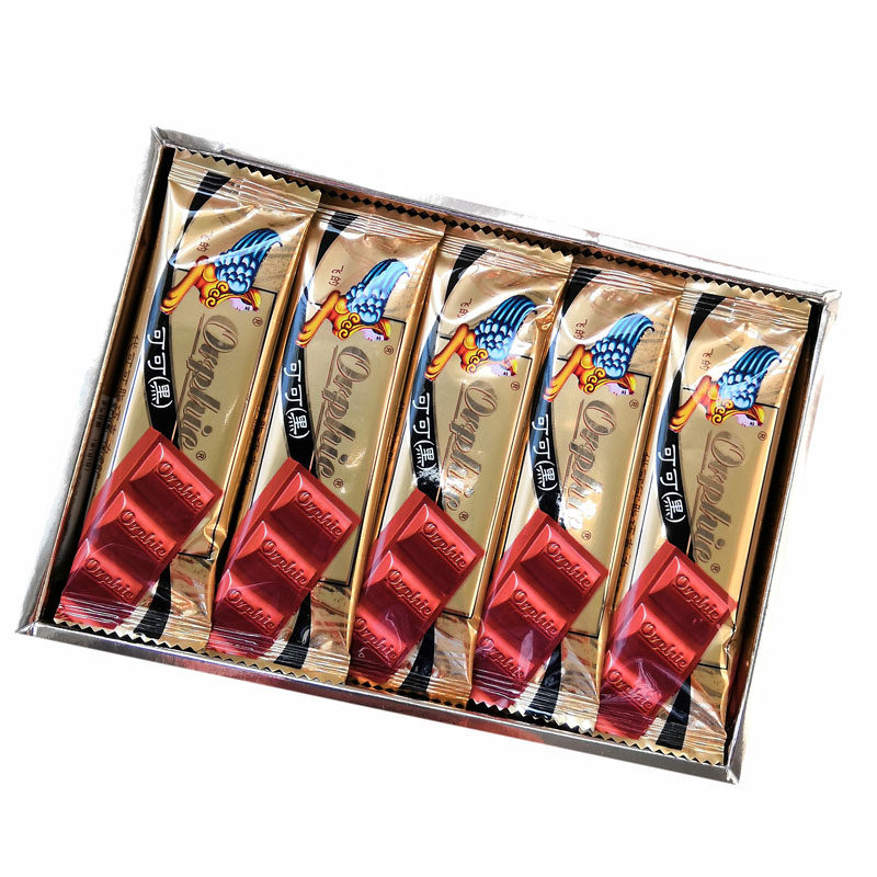 巧克力飞的10g可可制品糖果布丁休闲零食食品黑巧克力