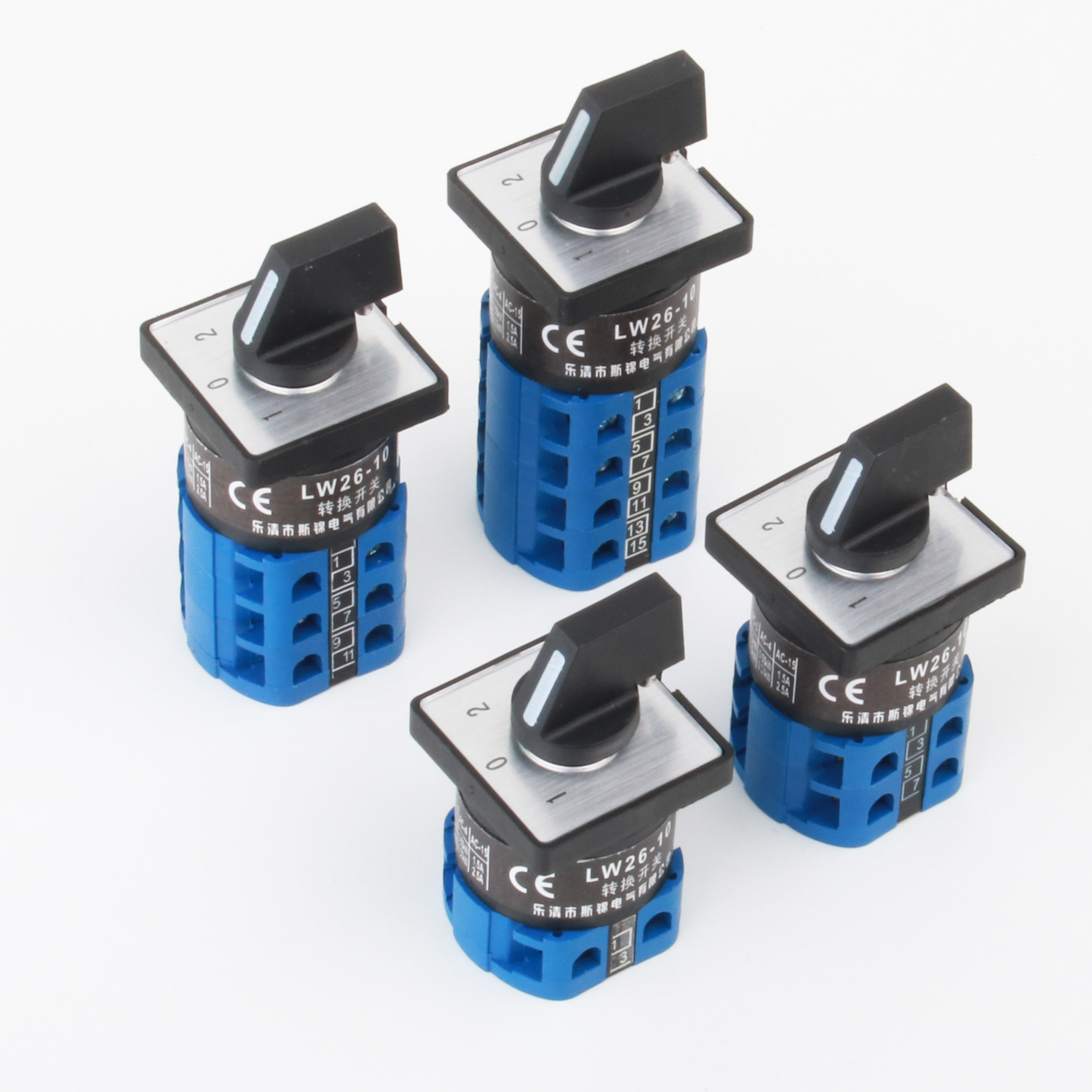 万能电源二档旋转组合反转顺正切换双电转换旋转开关