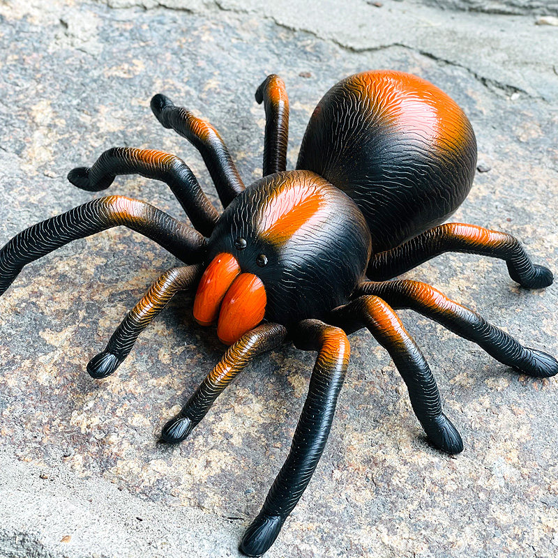 蜘蛛玩具电动寡妇遥控狼蛛仿真动物爬行行会电动