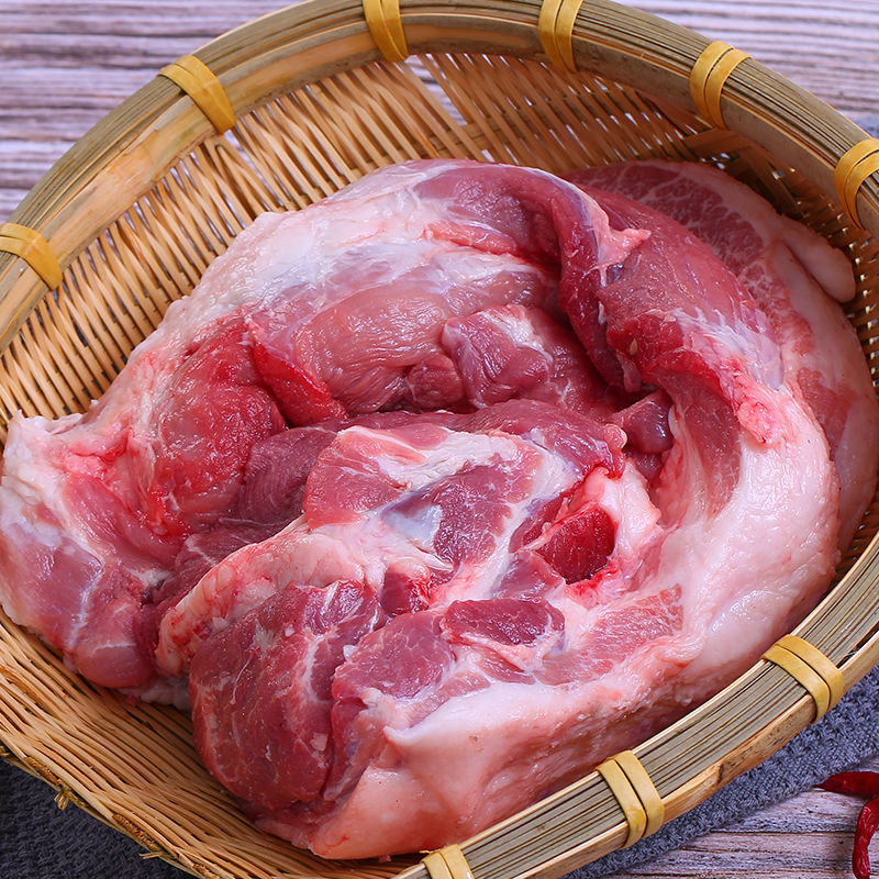 猪肉农家散养新鲜现杀5斤后腿冷冻生鲜五花生猪肉