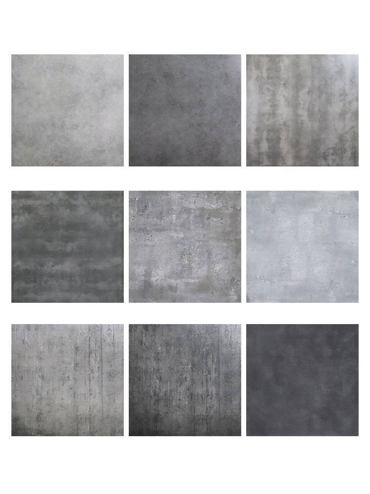 现代简约工业灰色水泥砖 600酒吧餐厅客厅防滑地砖厨房卫生间瓷砖