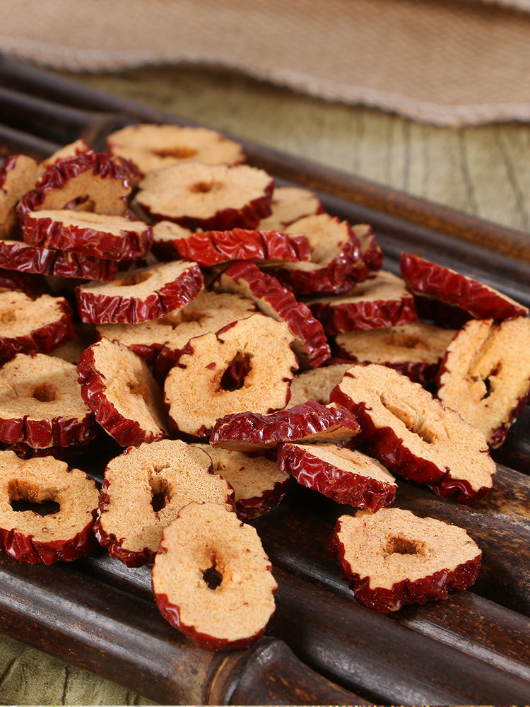 红枣500g泡茶干脆枣片无核零食枣圈免洗搭配传统滋补品其他