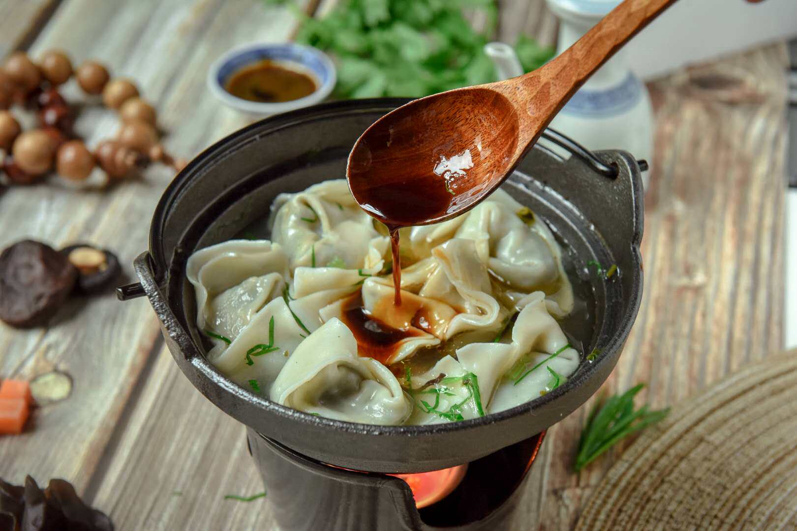 纯素馄饨纯素水饺上海鲜蔬超美味素斋 纯手工无添加 12个妙洁盛世