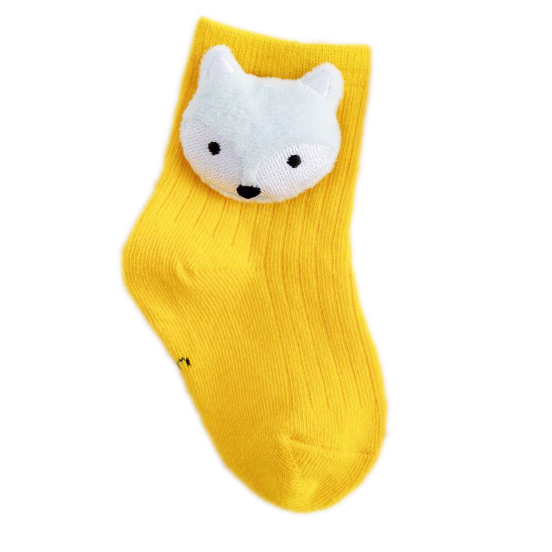 儿童卡通袜子短袜春秋纯棉薄款夏季彩色宝宝儿童袜子016岁