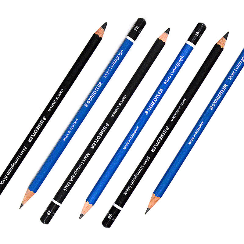德国施德楼铅笔2h4b美术美术学学生素描专用2b6b8b铅笔