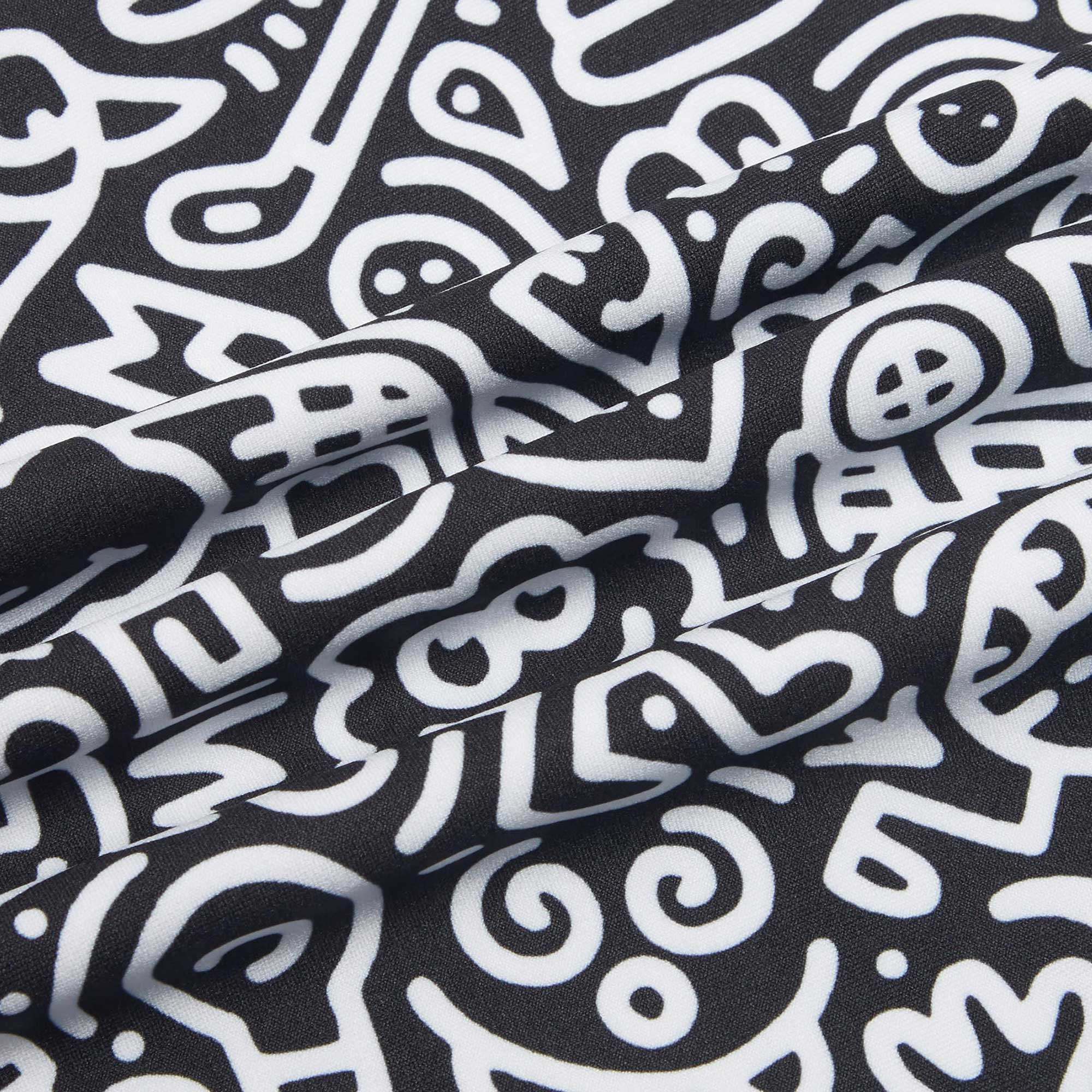 puma彪马正品 娜扎同款女子mr.doodle联名款紧身长裤 598832