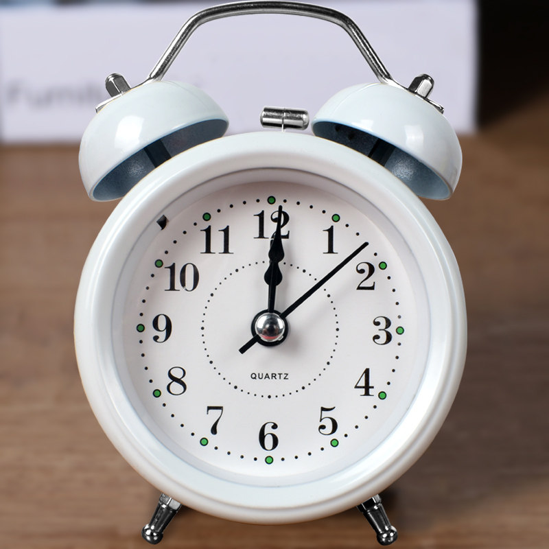 儿童小型电子闹钟创意道具台钟时间声音卧室台钟