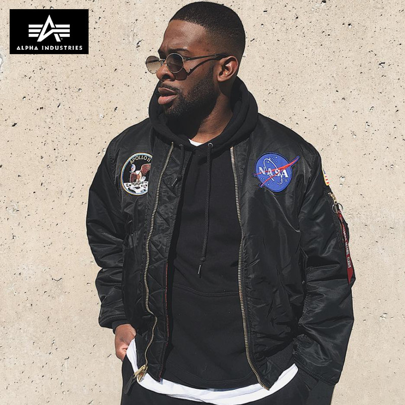 美国alpha阿尔法工业ma1飞行夹克阿尔法夹克口碑好店