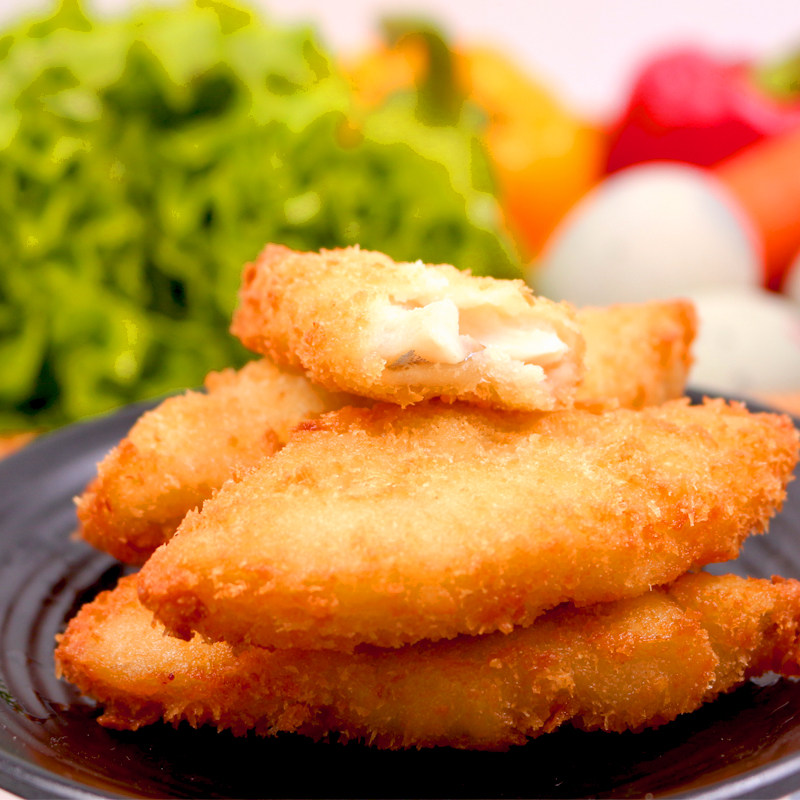 鳕鱼亚洲油炸品包半成酥脆渔港富香肥美肉质鳕鱼