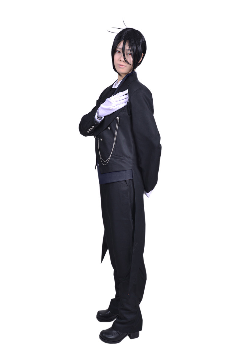 执事巴斯蒂西装燕尾服动漫cosplay男装现货cosplay男装