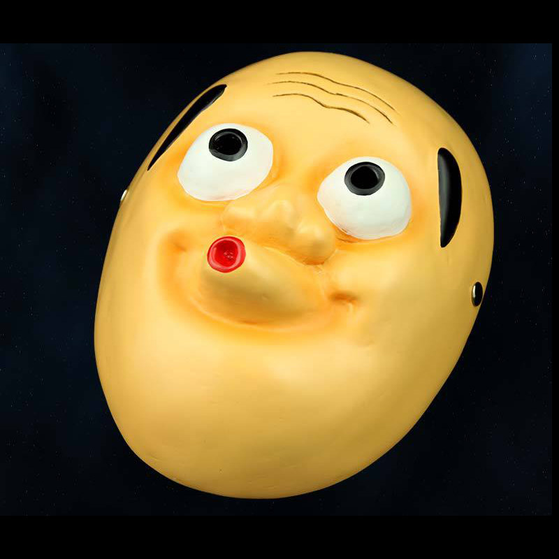 鬼灭之刃钢铁冢萤日本火男面具动漫cosplay配饰cosplay配件